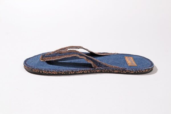 Flip-Flops Blau Breite Naht – Bild 5