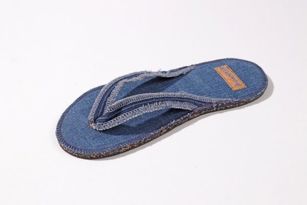 Flip-Flops Blau Breite Naht – Bild 3