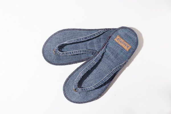 Flip-Flops Blau Dünne Naht – Bild 2