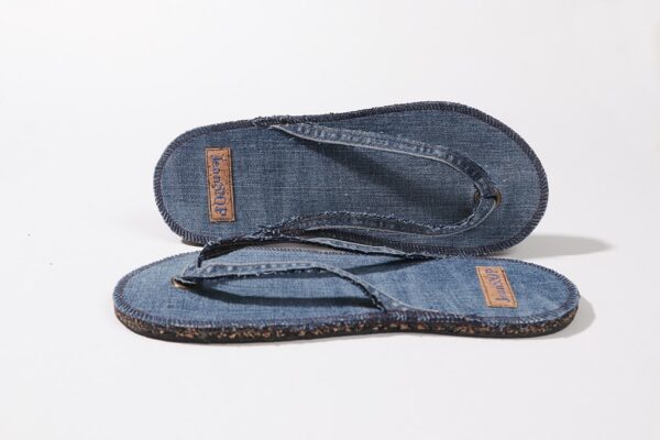 Flip-Flops Blau Dünne Naht – Bild 3